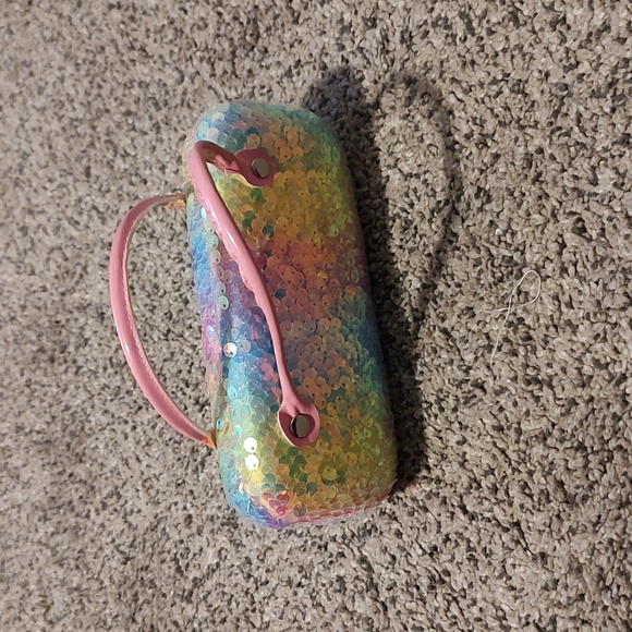Girls Sequin Sunglasses and Case - Picture 1 of 5